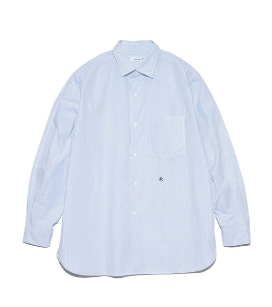 nanamica Regular Collar Stripe Wind Shirt