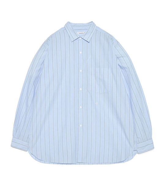 nanamica Regular Collar Stripe Wind Shirt