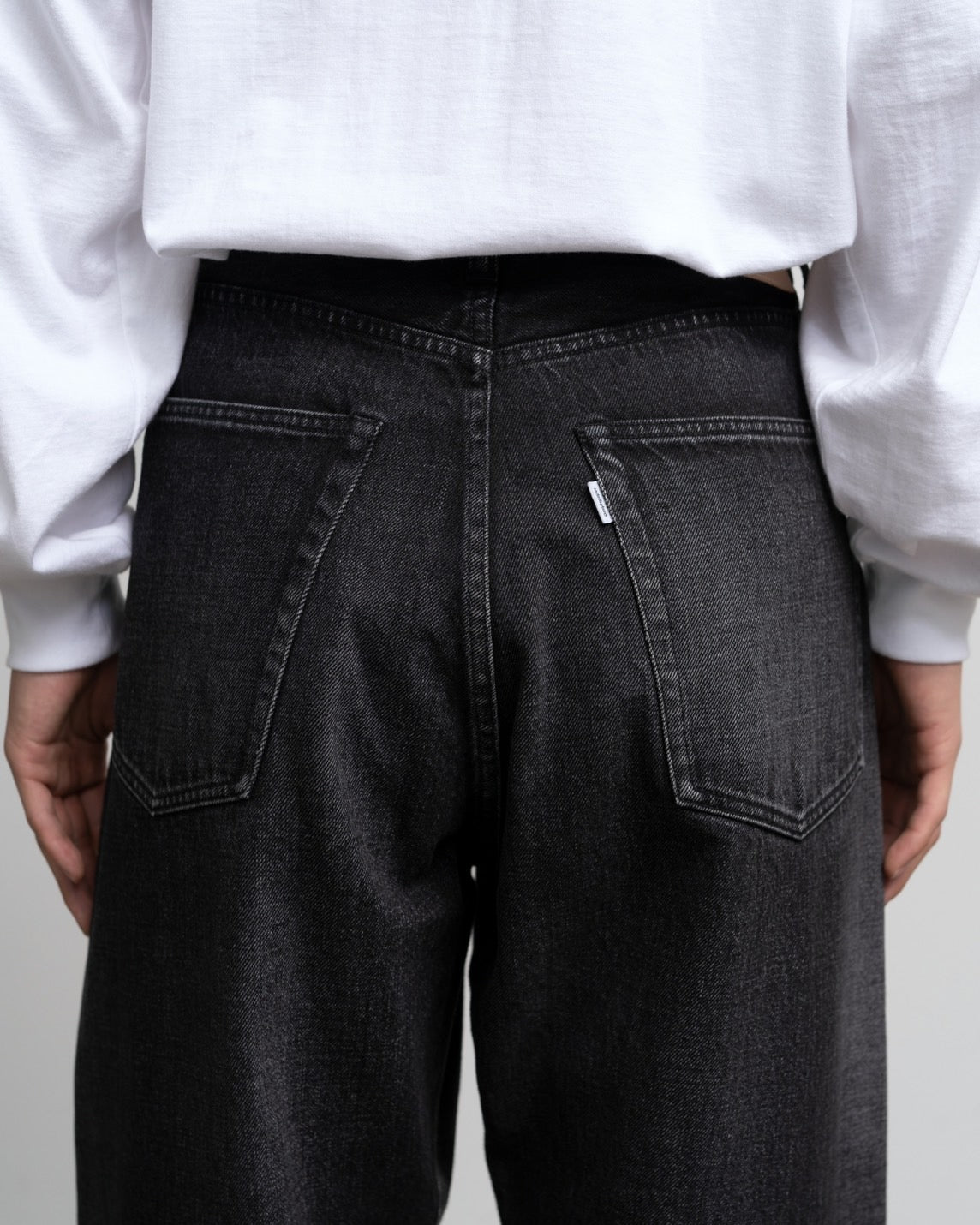 Graphpaper Selvage Denim Five Pocket Tapered Pants - DARK FADE