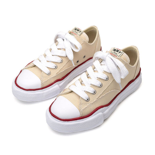 Maison MIHARA YASUHIRO PETERSON Original Sole Canvas Lowcut Sneaker Natural