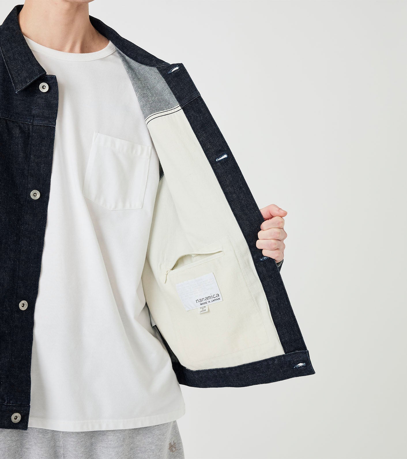 nanamica Short Denim Jacket
