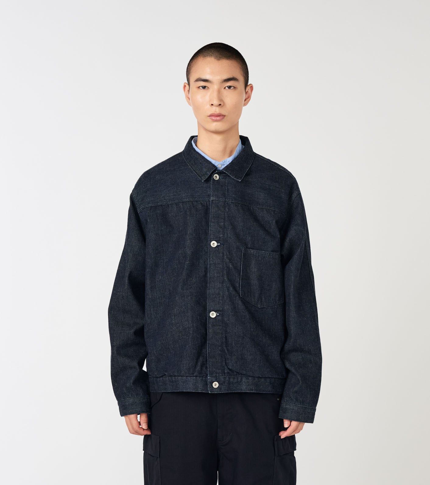 nanamica Short Denim Jacket
