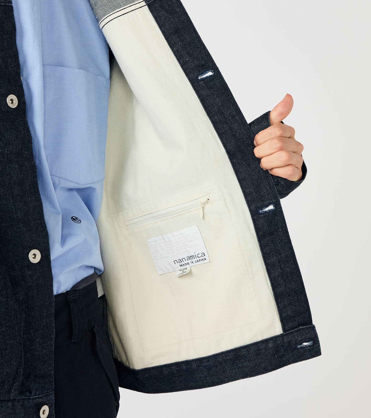 nanamica Short Denim Jacket