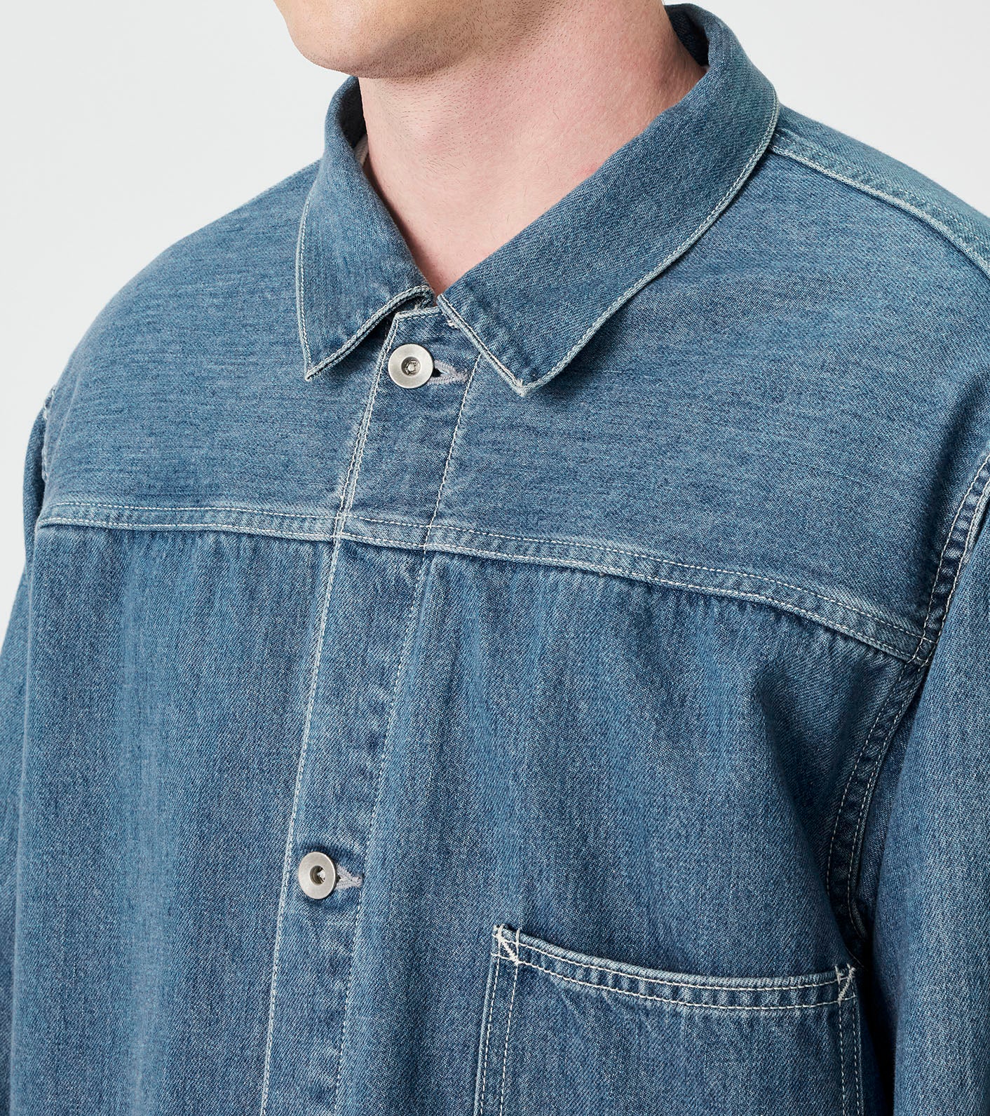 nanamica Short Denim Jacket
