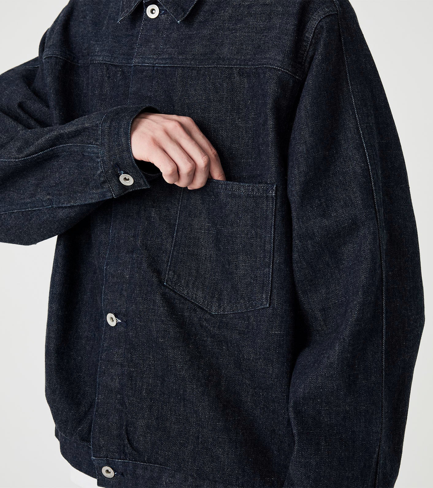 nanamica Short Denim Jacket