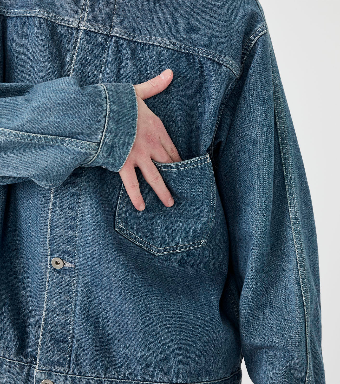 nanamica Short Denim Jacket