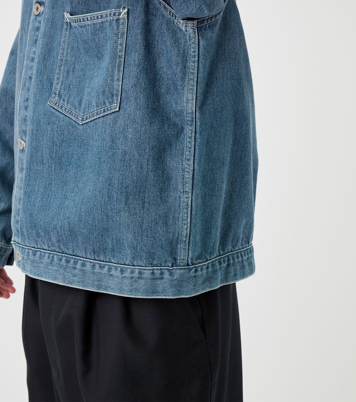 nanamica Short Denim Jacket