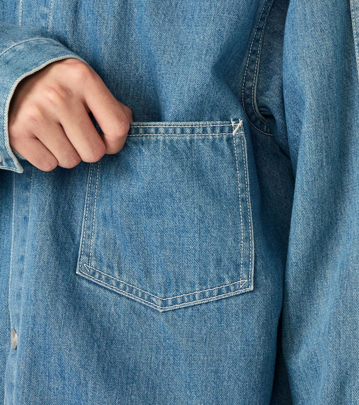 nanamica Short Denim Jacket