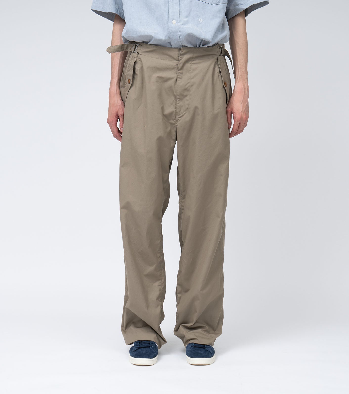 nanamica Side Belt Wide Pants