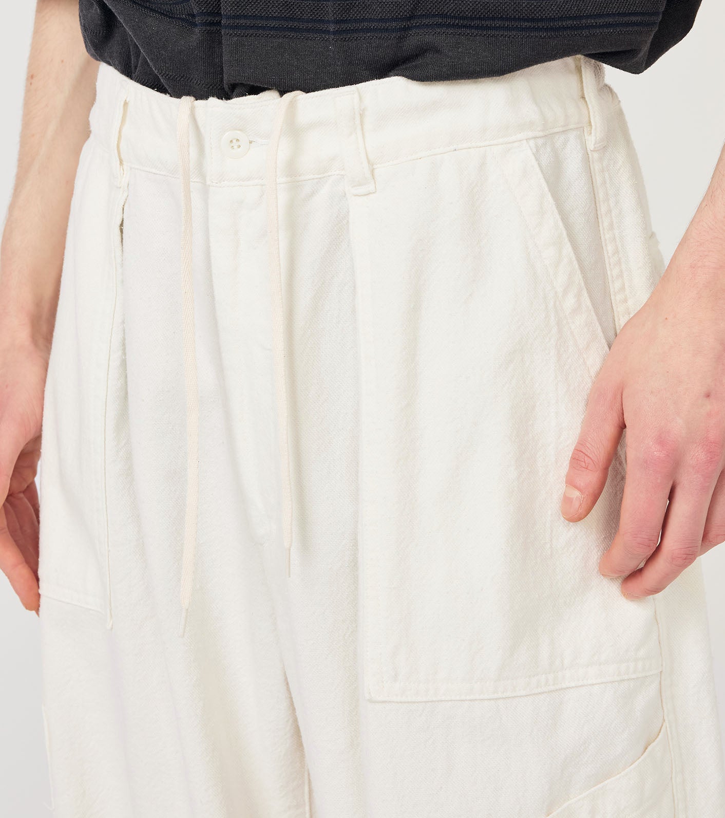 nanamica Silk Nep Cotton Twill Deck Pants