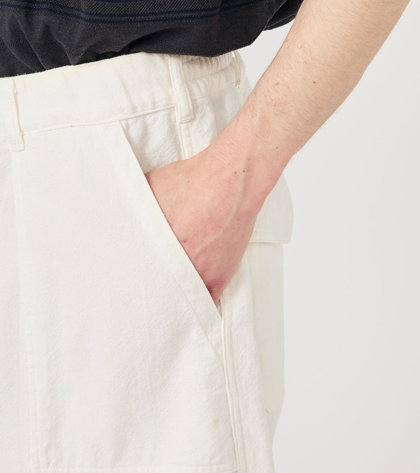 nanamica Silk Nep Cotton Twill Deck Pants