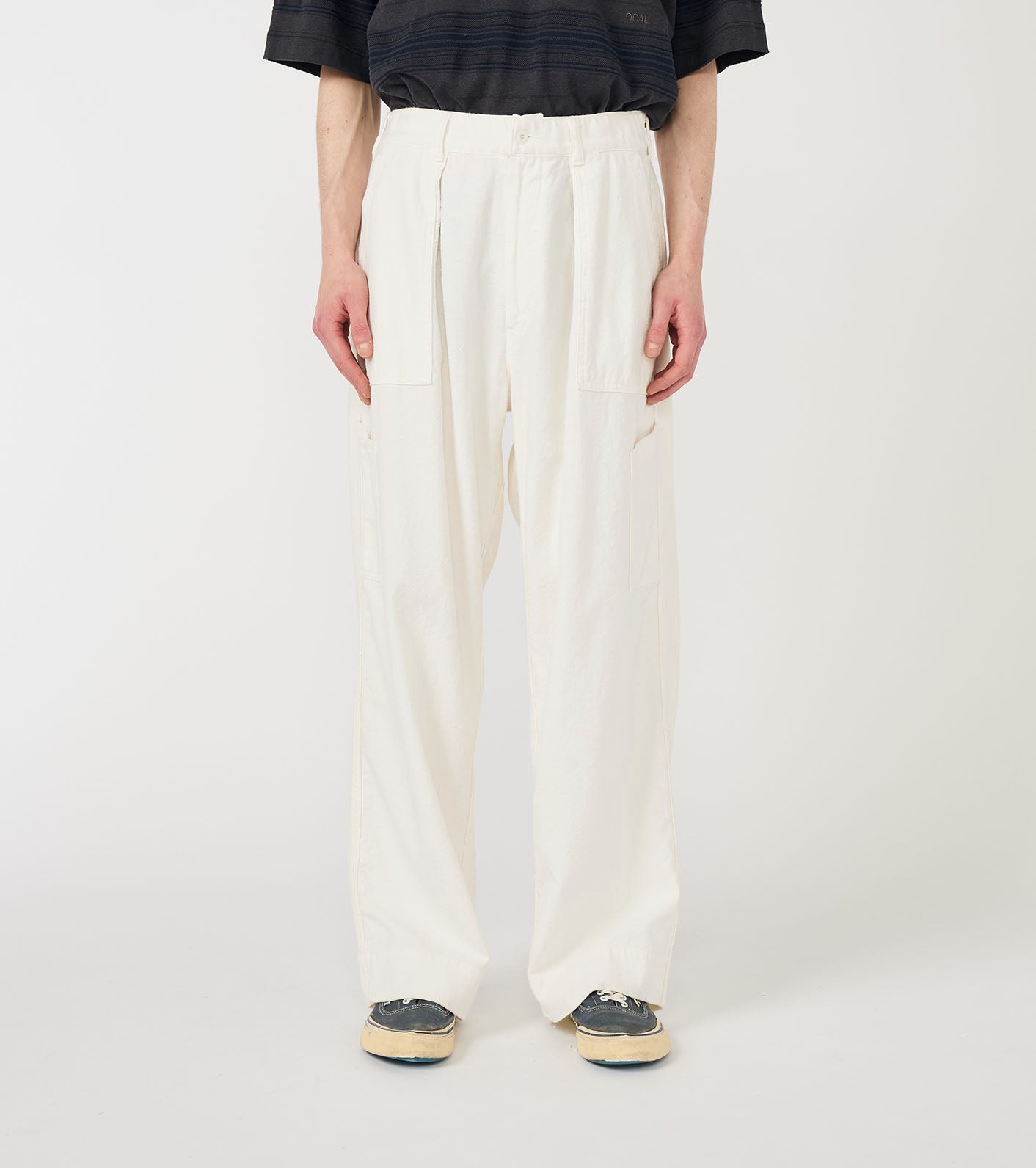 nanamica Silk Nep Cotton Twill Deck Pants