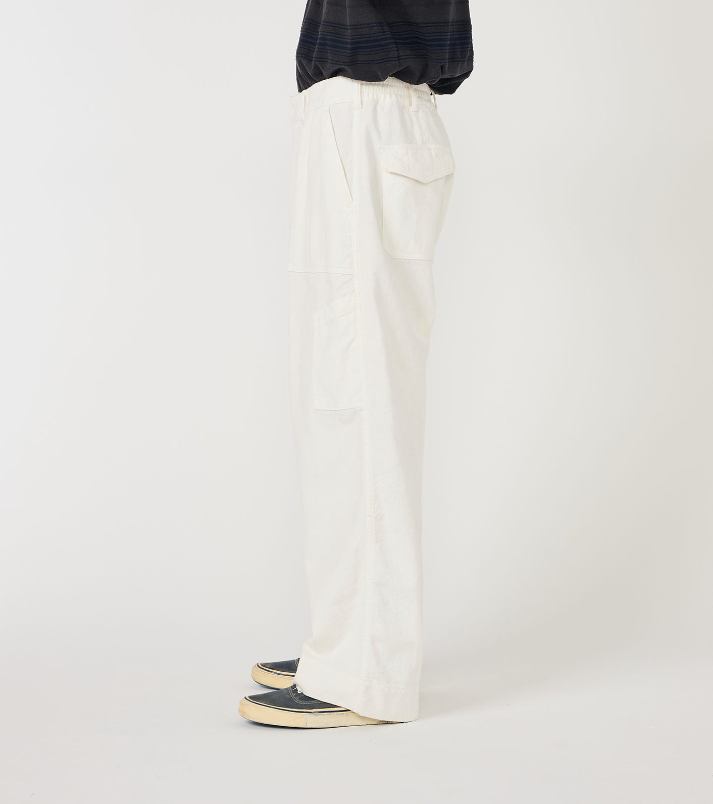 nanamica Silk Nep Cotton Twill Deck Pants