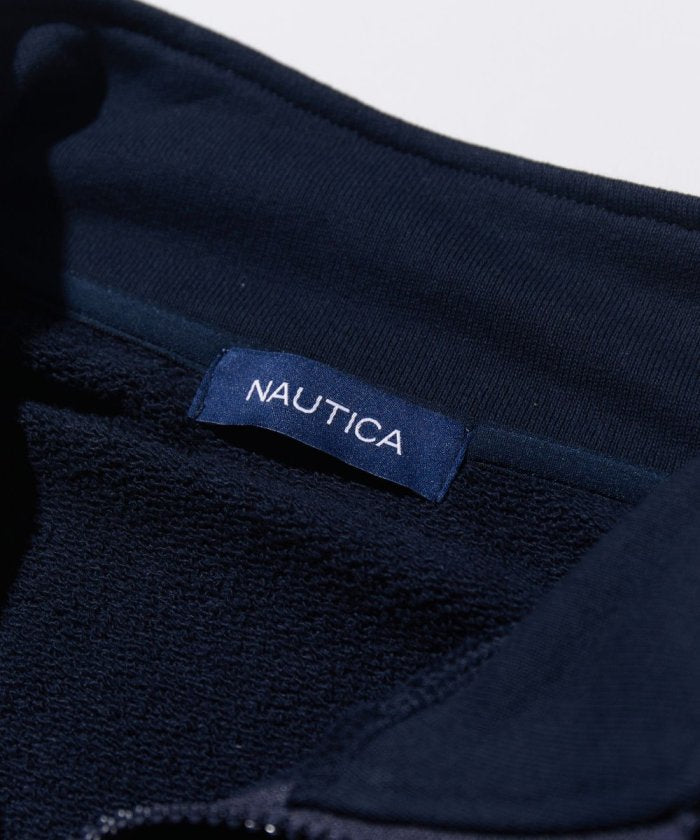 NAUTICA JAPAN Small Patch Logo Cadet Collar Sweatshirt