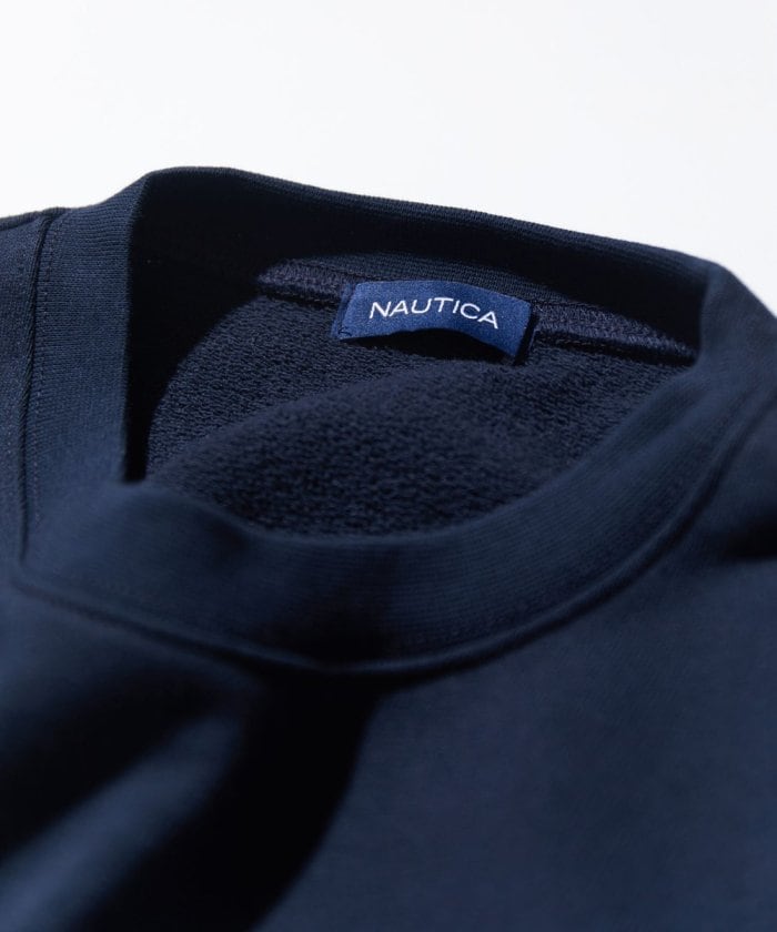 NAUTICA JAPAN Small Patch Logo Crewneck Sweatshirt