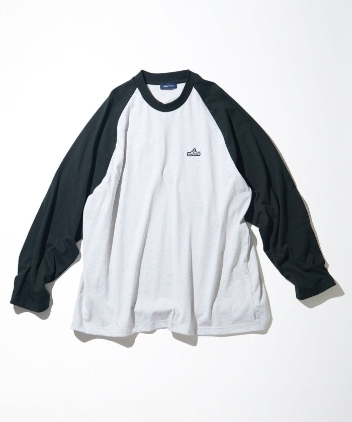 NAUTICA JAPAN Small Patch Logo Raglan Tee