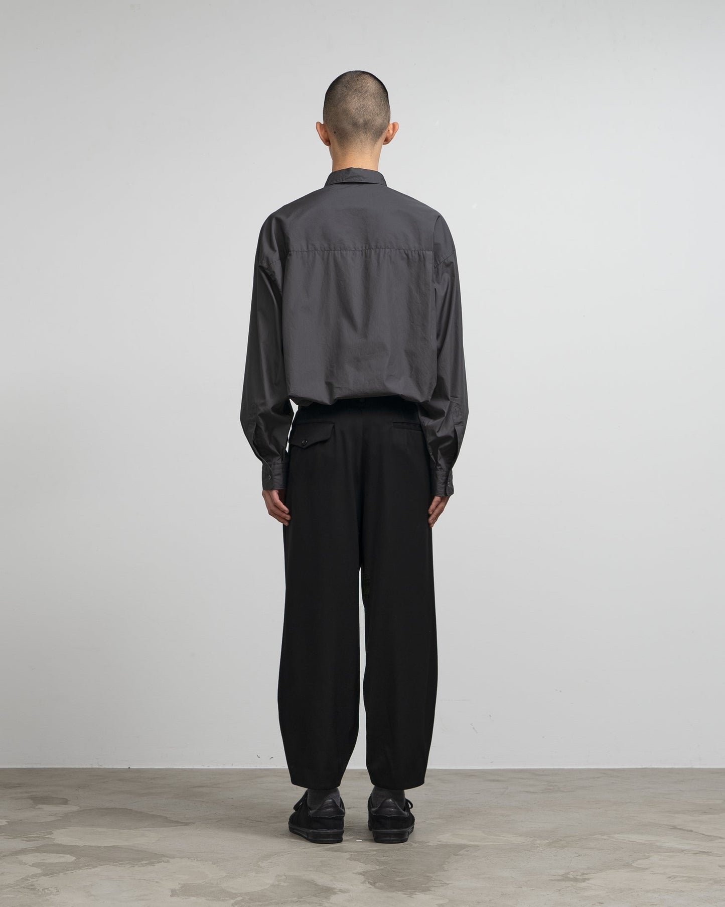 Graphpaper Wool Doeskin Tapered Trousers