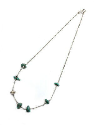 SunKu Turquise Chain & Beads Necklace SK-026-Taq