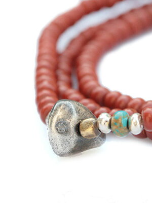 SunKu Antique Beads Necklace & Bracelet Brown LTD-020