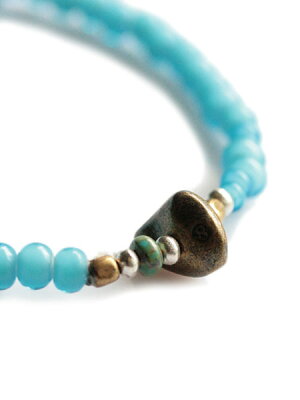 SunKu Antique Beads Bracelet Sky Blue LTD-003