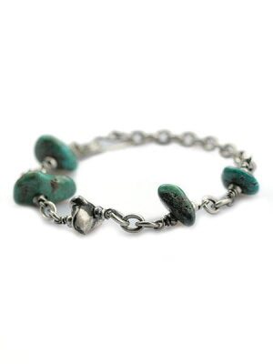 SunKu Turquise Chain & Beads Bracelet SK-027-TAQ