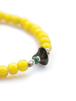 SunKu Antique Beads Bracelet Yellow LTD-005