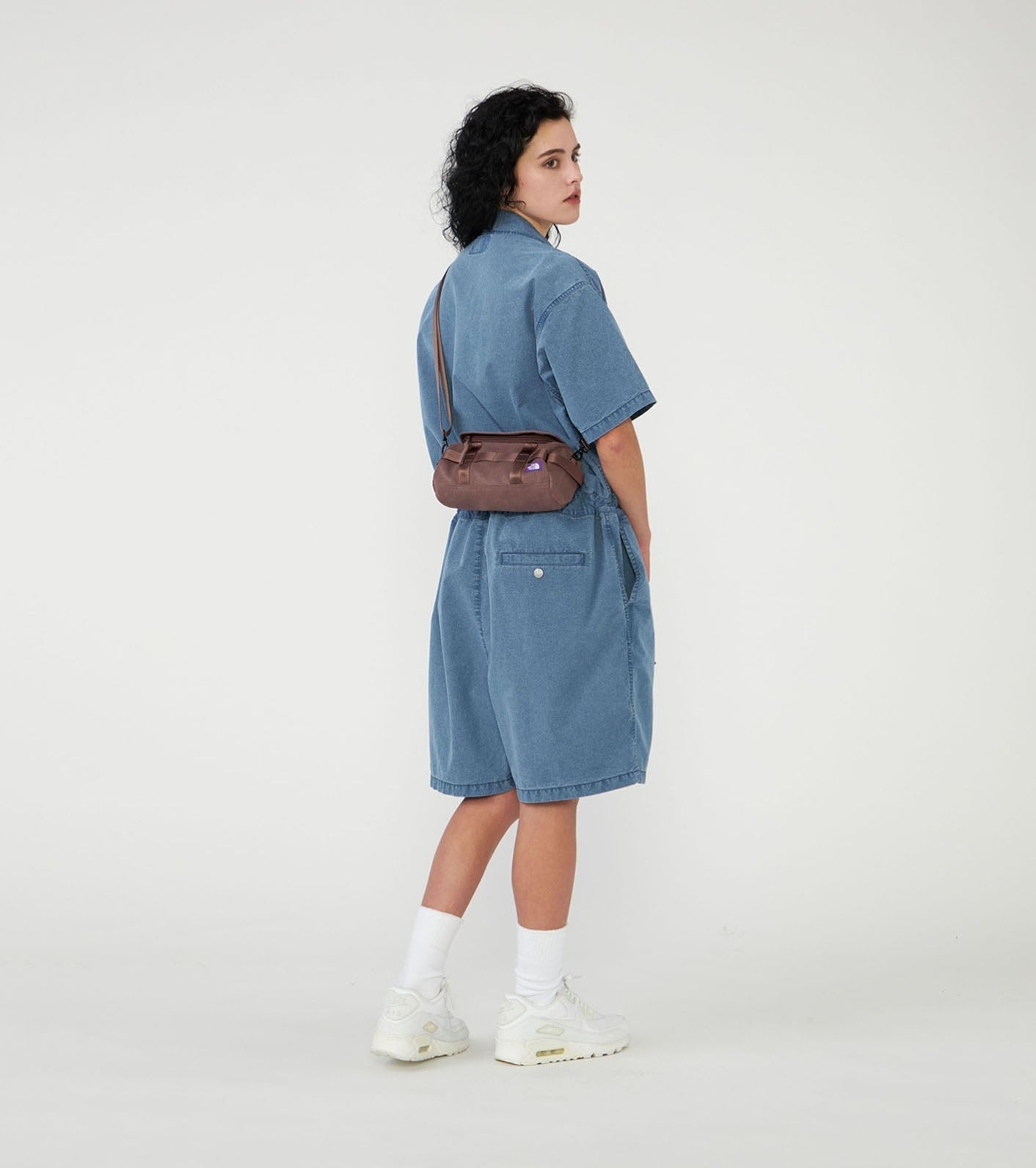Purple Label Synthetic Leather Demi Duffle Bag