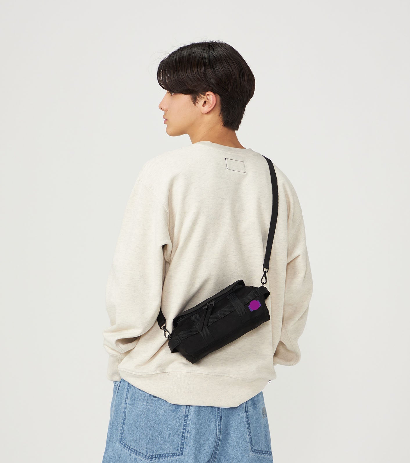 Purple Label Synthetic Leather Demi Duffle Bag