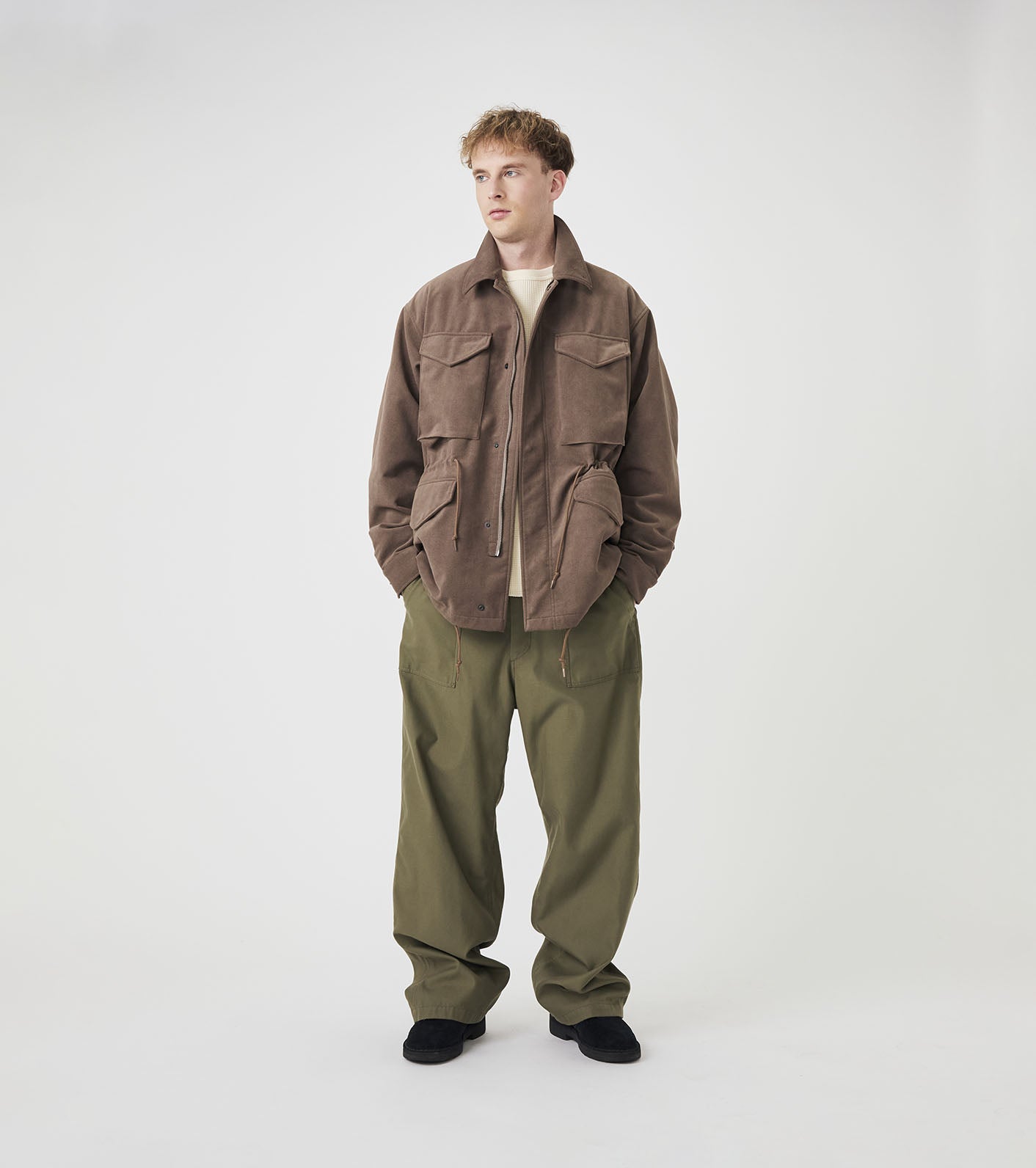nanamica Synthetic Leather Field Jacket
