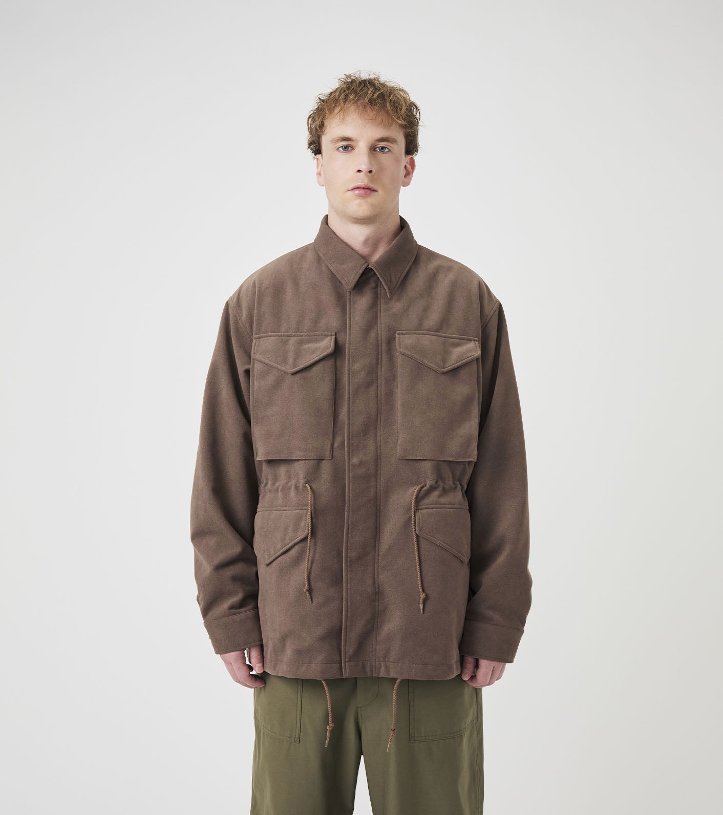 nanamica Synthetic Leather Field Jacket