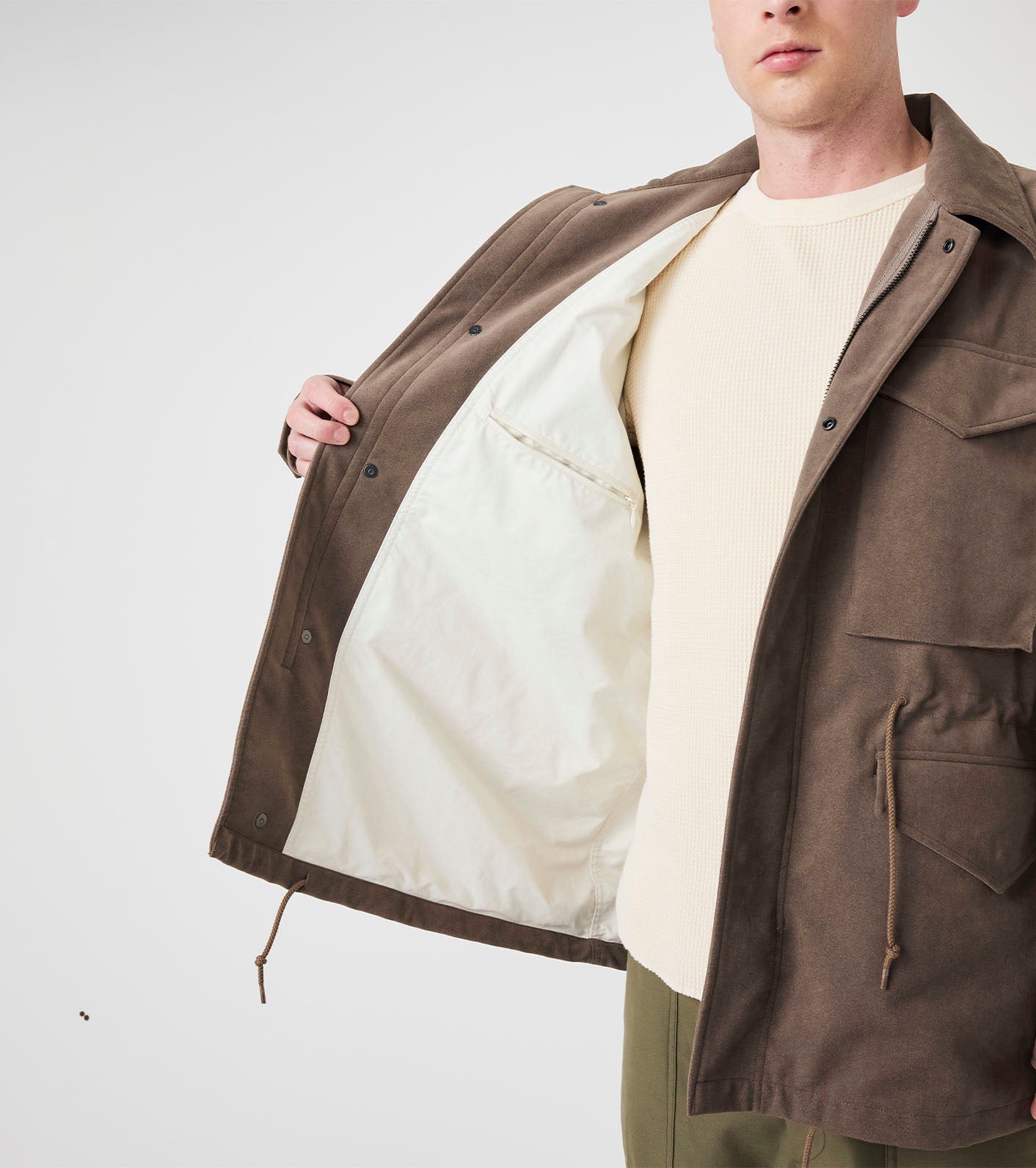 nanamica Synthetic Leather Field Jacket