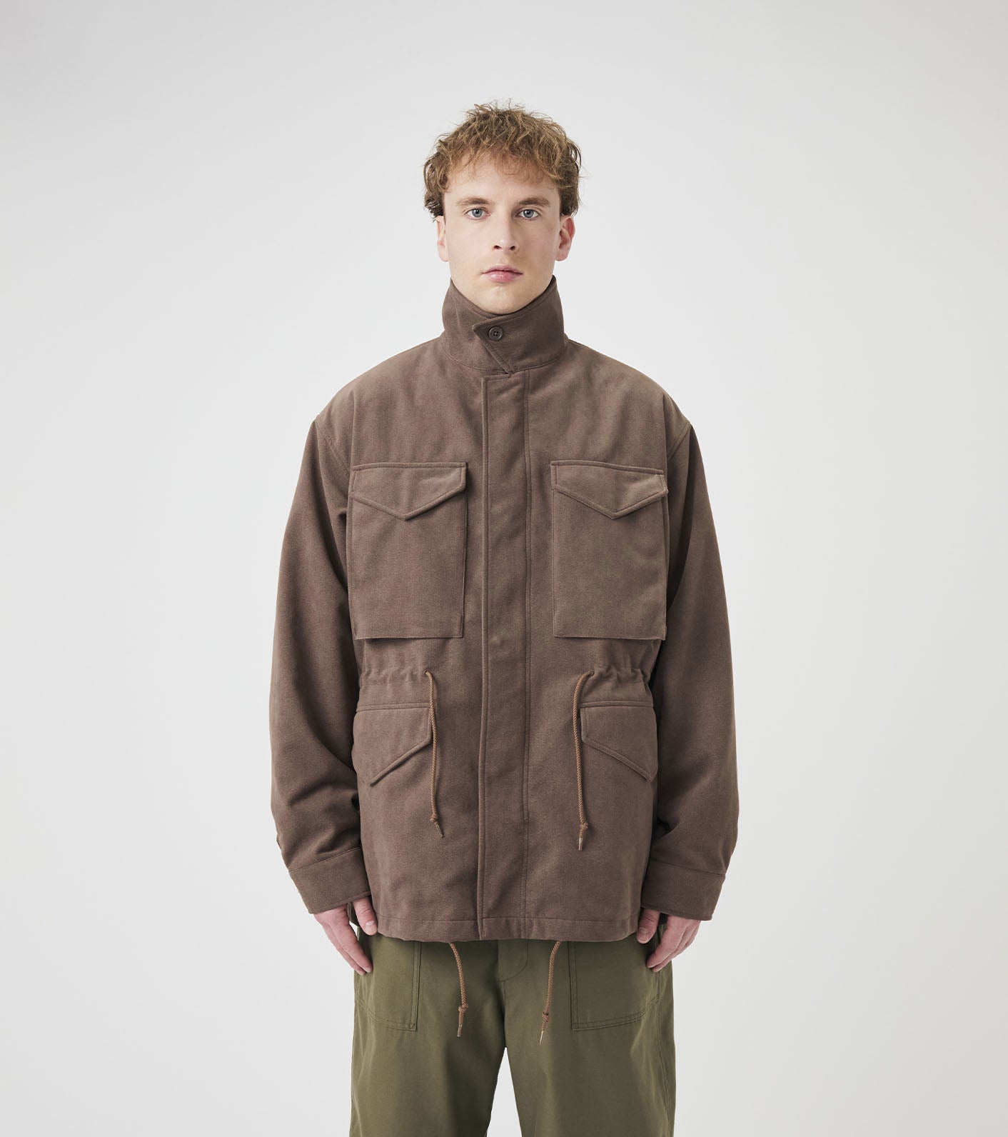 nanamica Synthetic Leather Field Jacket