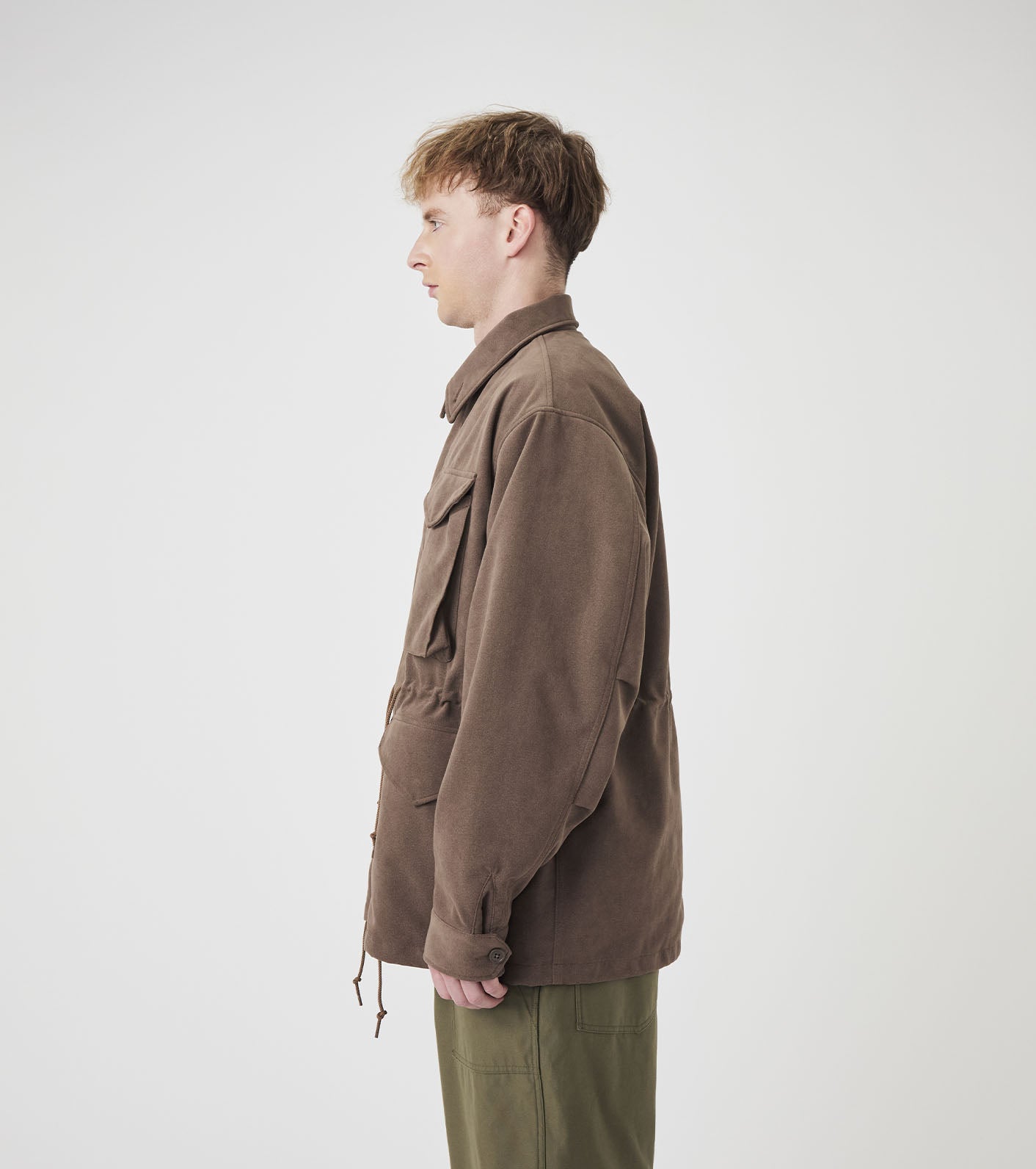 nanamica Synthetic Leather Field Jacket