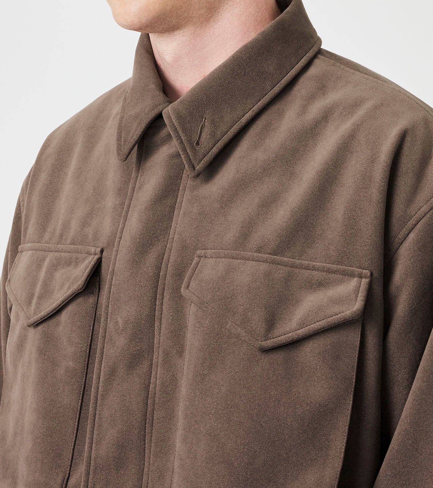 nanamica Synthetic Leather Field Jacket
