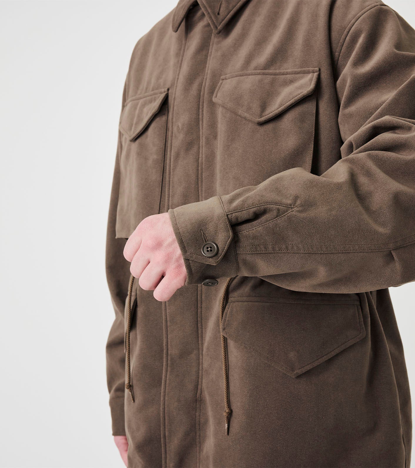 nanamica Synthetic Leather Field Jacket