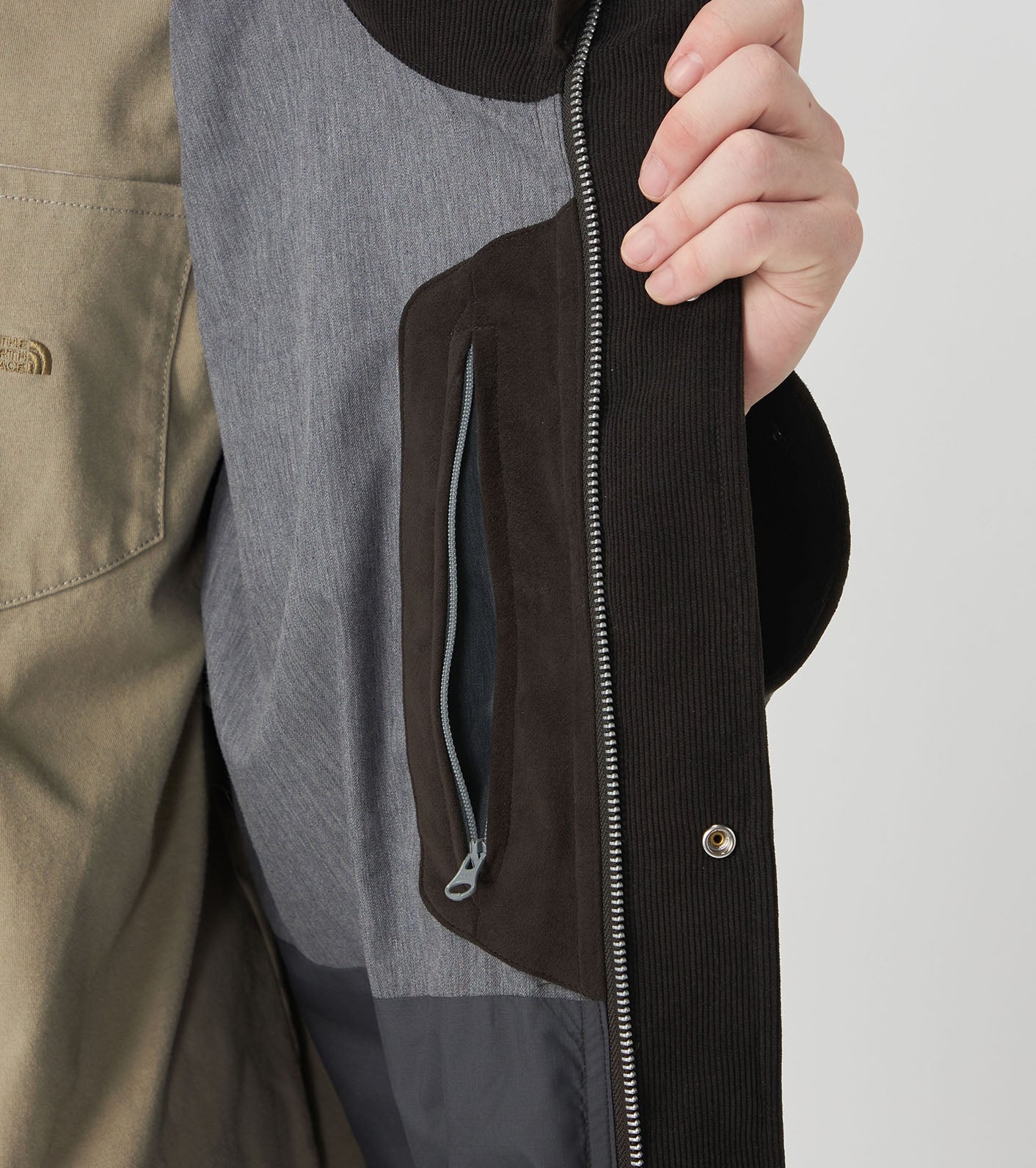 Purple Label Synthetic Leather Mountain Parka