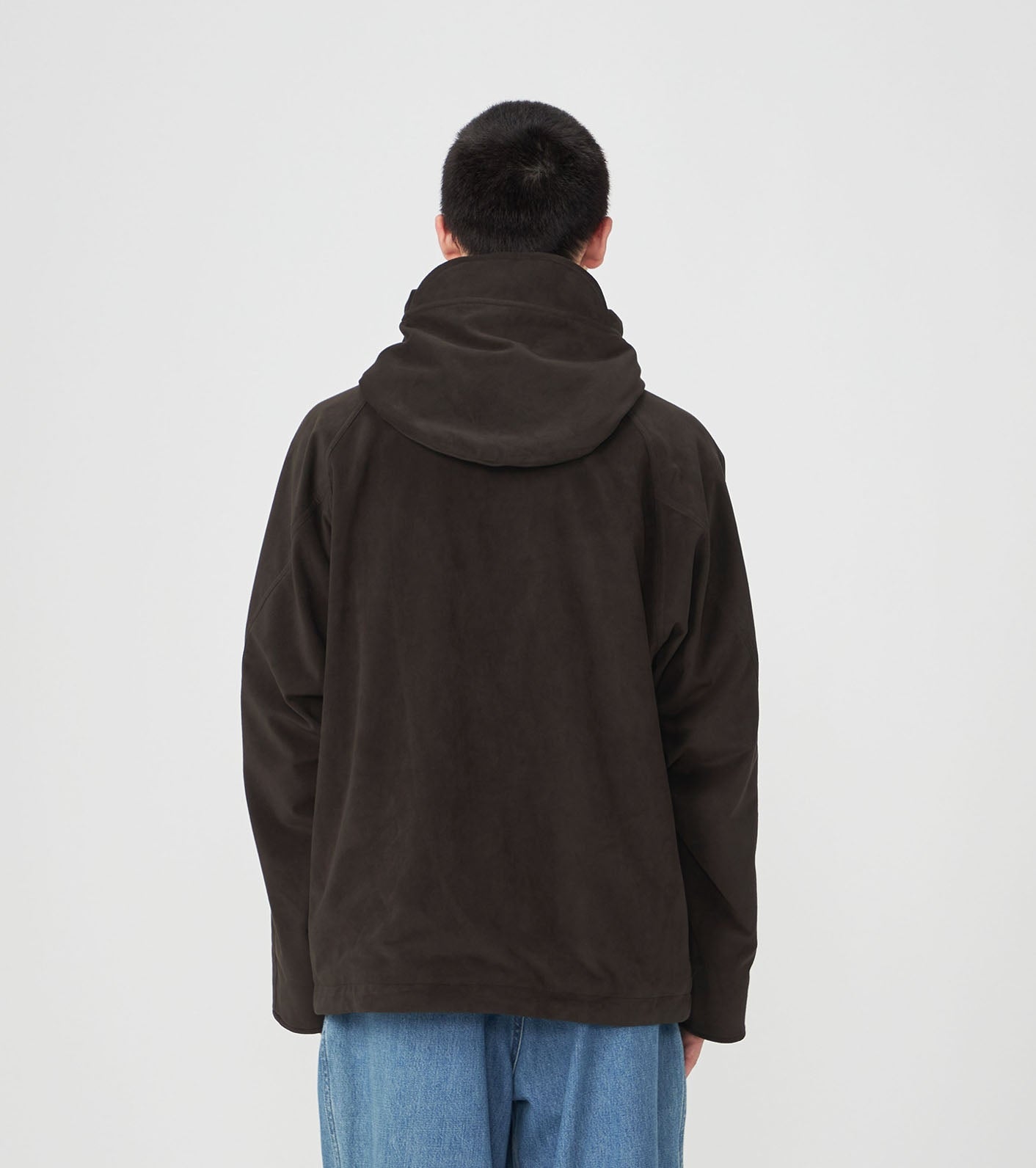 Purple Label Synthetic Leather Mountain Parka