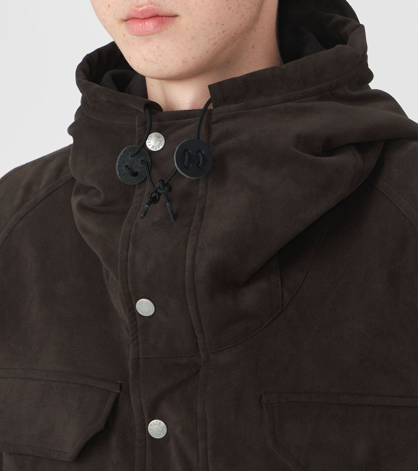 Purple Label Synthetic Leather Mountain Parka
