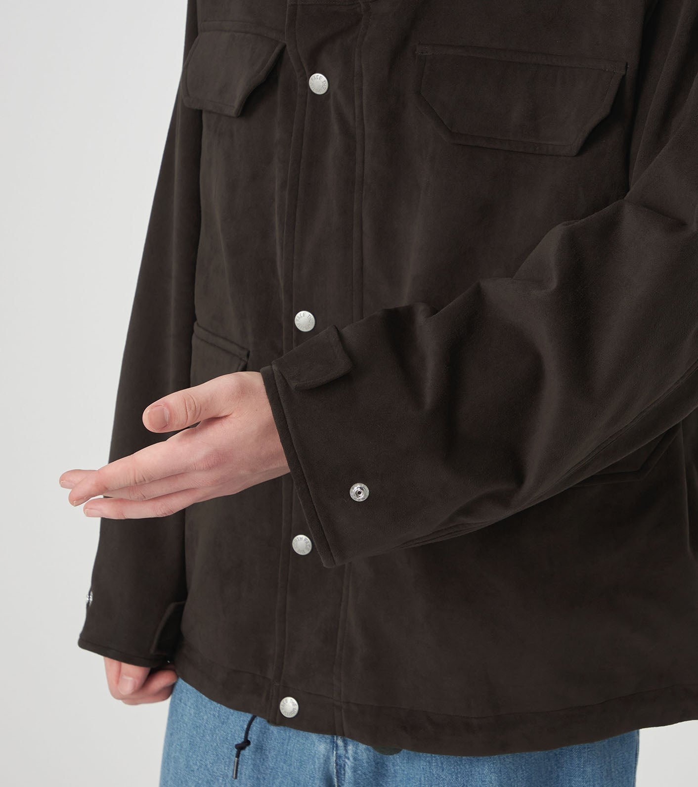 Purple Label Synthetic Leather Mountain Parka