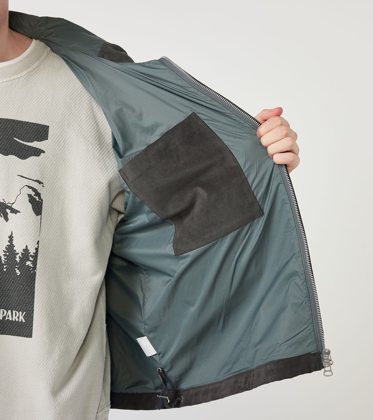 THE NORTH FACE PURPLE LABEL Synthetic Leather Mountain Wind Parka