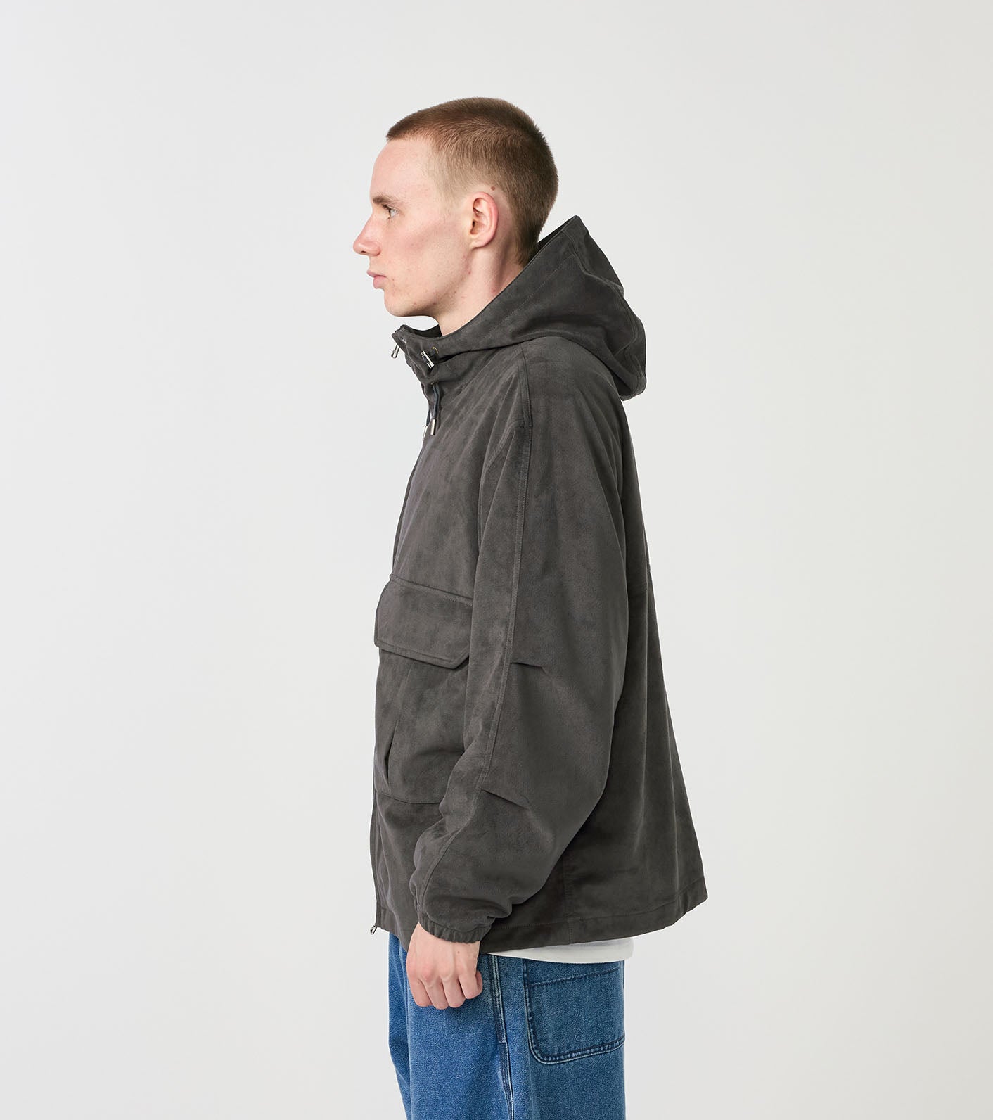 THE NORTH FACE PURPLE LABEL Synthetic Leather Mountain Wind Parka