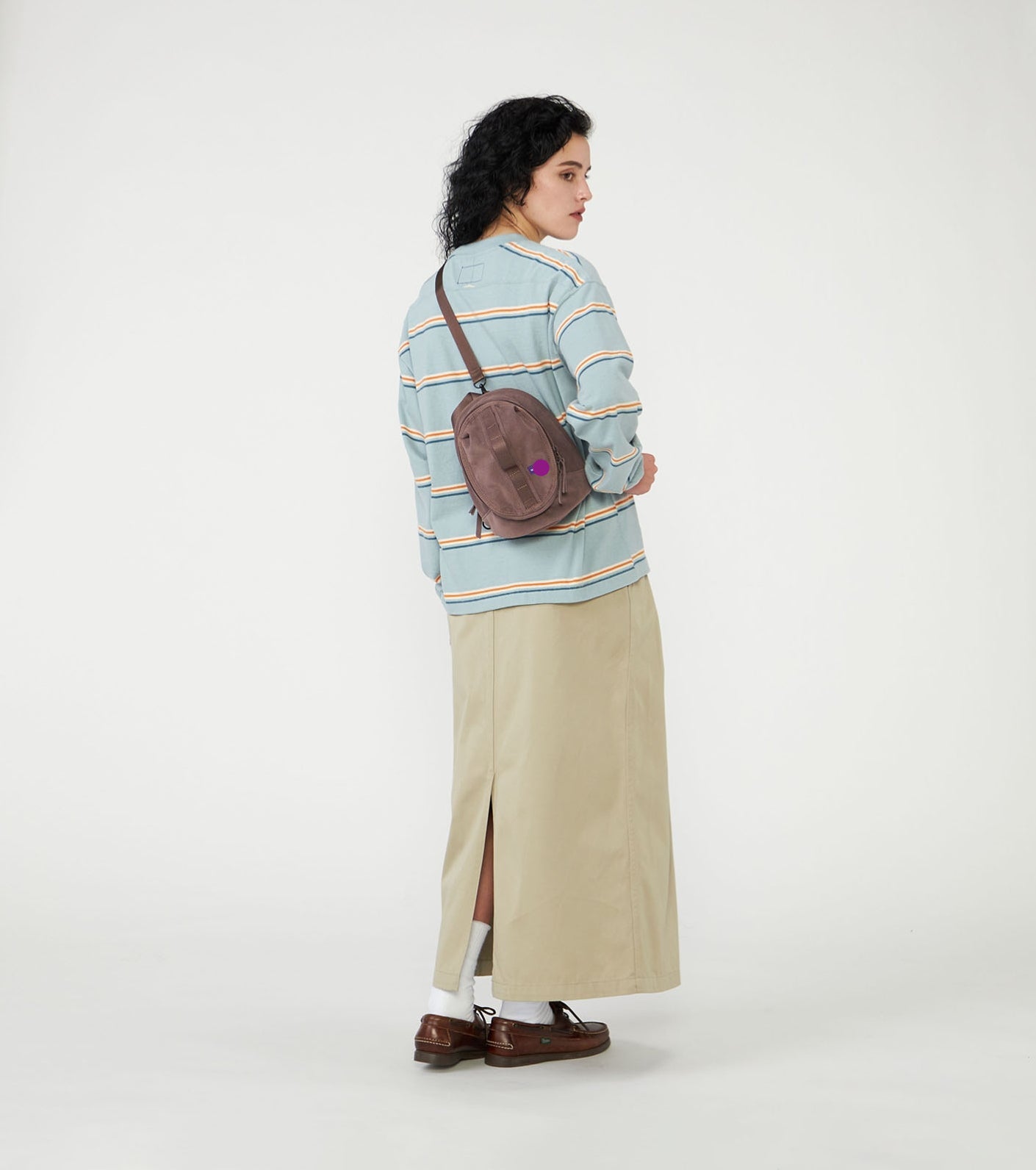 Purple Label Synthetic Leather One Shoulder Bag