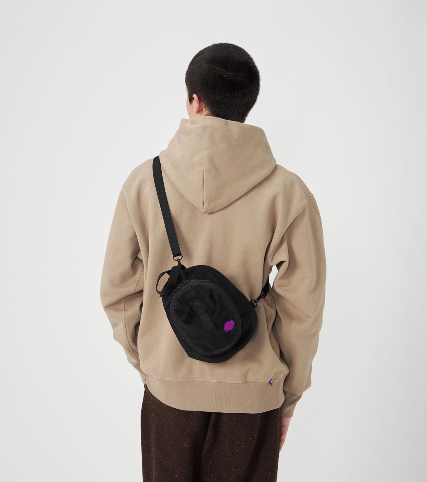 Purple Label Synthetic Leather One Shoulder Bag