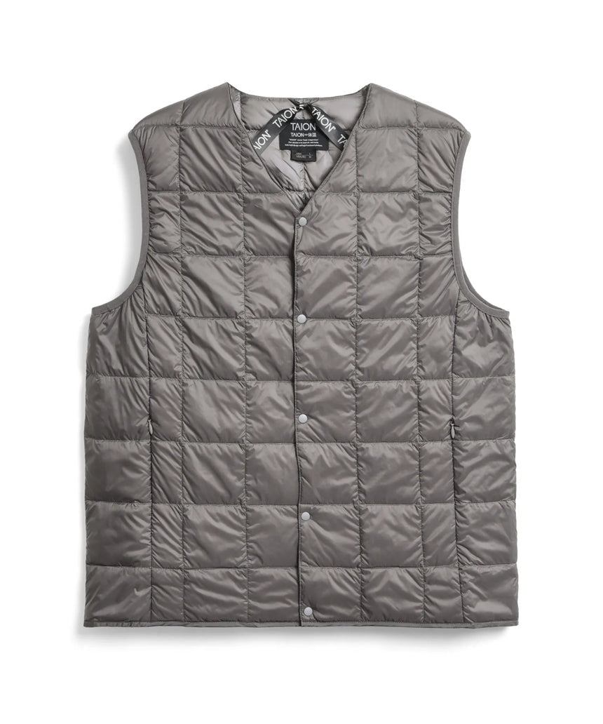 TAION V NECK BUTTON DOWN VEST