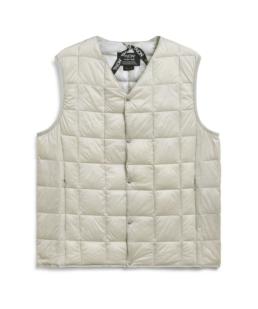 TAION V NECK BUTTON DOWN VEST