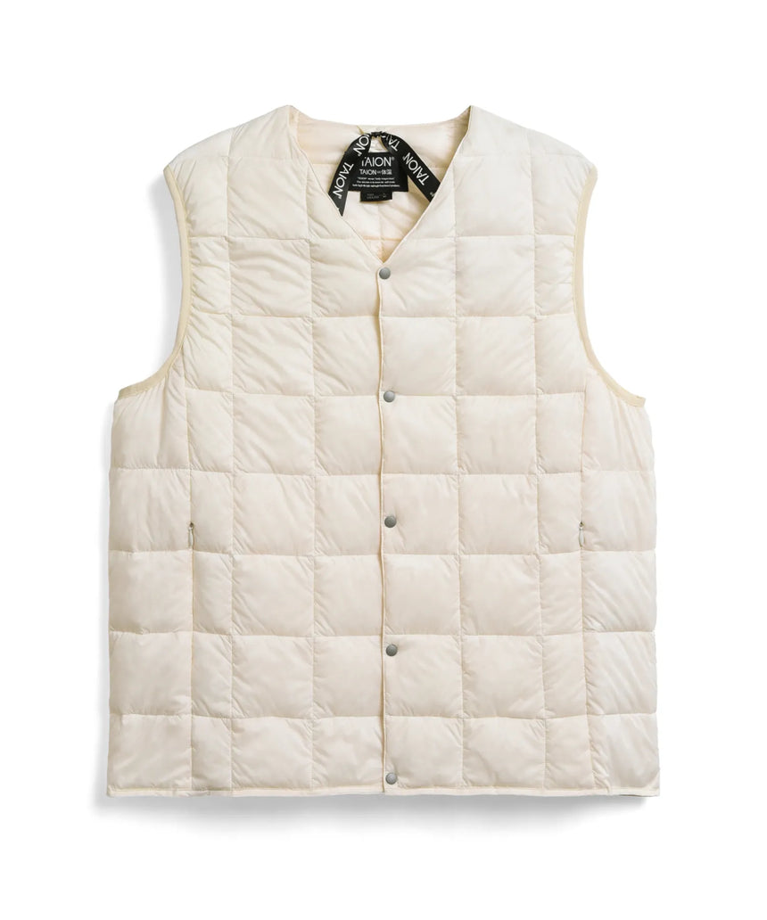 TAION V NECK BUTTON DOWN VEST