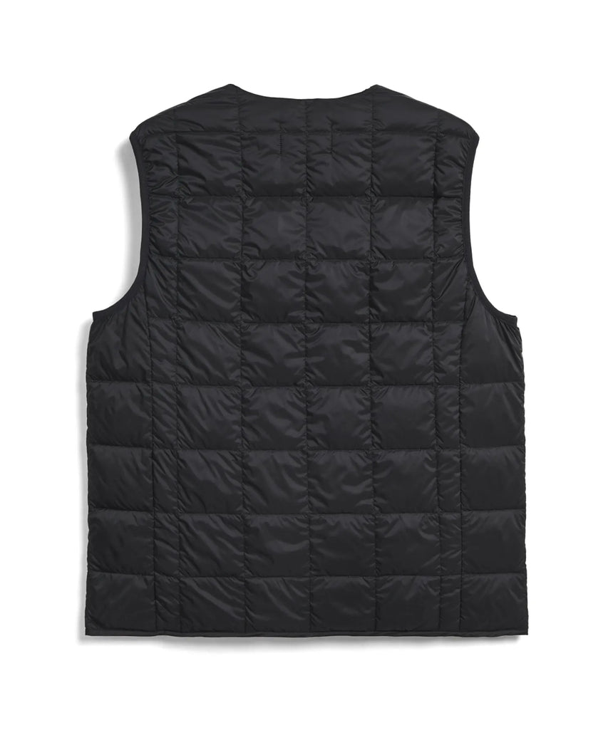 TAION Basic Crew Neck Double Zip Down Vest