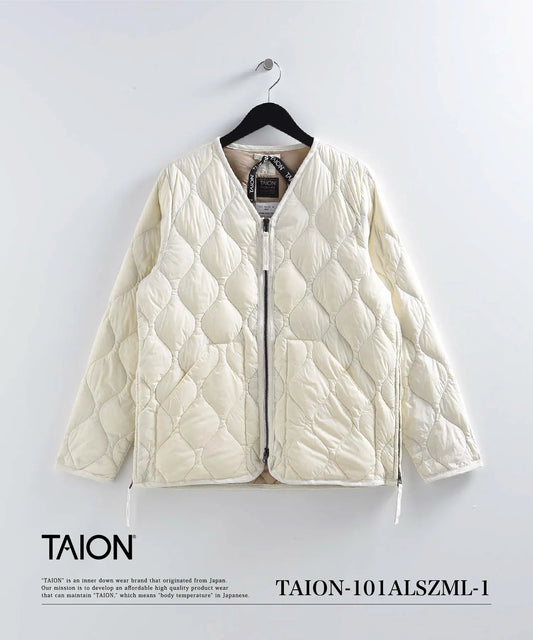 TAION MILITARY V NECK W-ZIP DOWN JKT (SOFT SHELL)