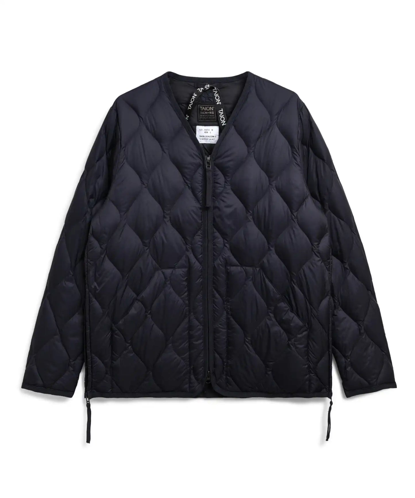 TAION MILITARY V NECK W-ZIP DOWN JKT (SOFT SHELL)
