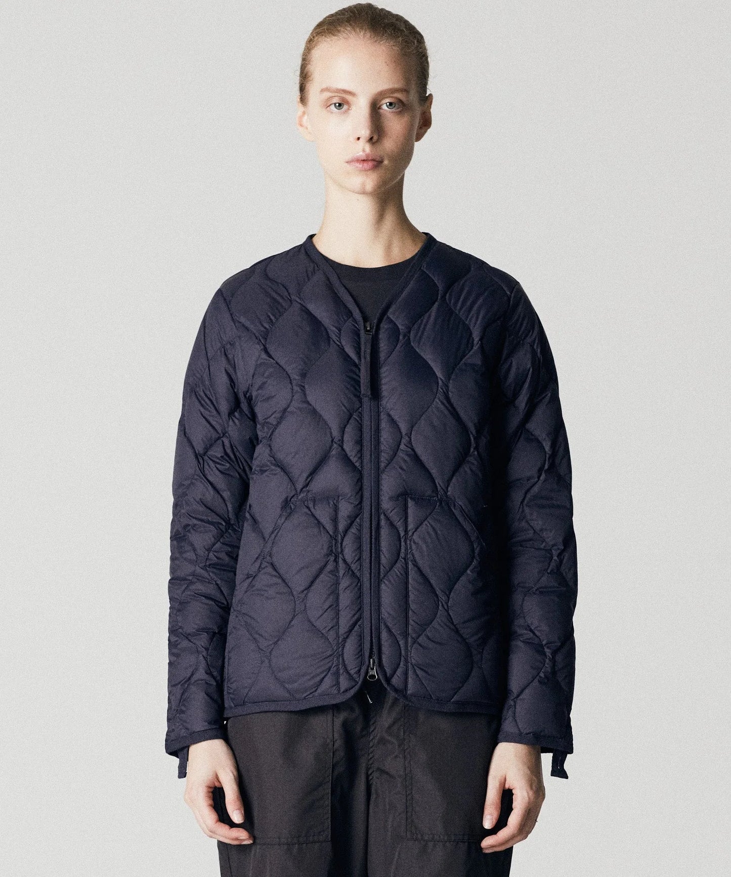 TAION MILITARY V NECK W-ZIP DOWN JKT (SOFT SHELL)